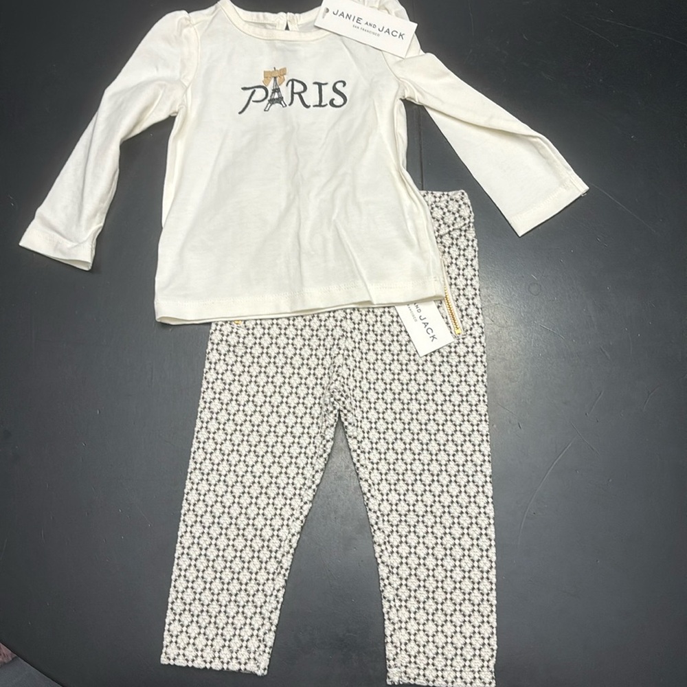 Janie and Jack Paris Set 6-12 months NWT